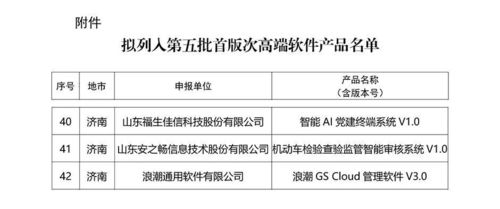 福生佳信智能AI黨建終端系統(tǒng)入選山東省首版次高端軟件產(chǎn)品名單，推動信息系統(tǒng)集成服務(wù)新突破